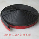Dustproof Car Seal Strip Auto Door Window Trunk Soundproof Car Seal Trim 4M
