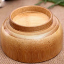 Chinese Bamboo Bowl Round Ecological Spice Natural Hand-Dipped Bowl Wood 4