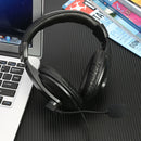 Headset Earpiece Mic Over Head Headphone Flexible Mic w/PTT Button for Kenwood