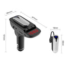 LED Bluetooth Car Kit Handsfree FM Transmitter MP3 Music Player TF Card U Disk