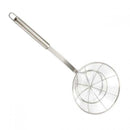 2pcs Stainless Steel Asian Spider Strainer Skimmer Food with Handle Ladle Spoon