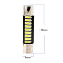 4 Pieces 29mm Festoon Crew Cut 4014 9SMD Cold White