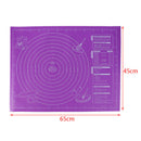 45x60cm Non-Stick Silicone Pad Baking Sheet Dough Mat with Scale Pastry MatJ Gw