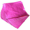 100pcs Square Sweets Candy Chocolate Lolly Paper Aluminum Foil Wrappers Pin U3F4