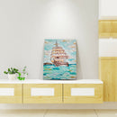 5D DIY Diamond Painting Kits Sailboat Full Round Drill Handicrafts Decor