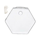 5 Pieces Hexagon Wall Hanging Plant Terrarium Glass Planter Vase, 13CM