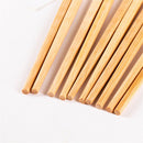 5pairs Reusable Natural Wavy Wood Chopsticks Chinese Chop Sticks Food Sticks  TE