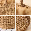 Fashion Summer Beach Bag Handmade Bag Rattan Basket Bag Women Holiday Bohem