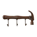 Wall Hook Archaistic Hammer Shape Hanger American Industrial Style Rack 3 H P6Q6
