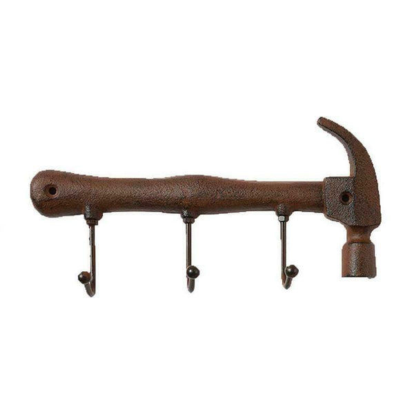 Wall Hook Archaistic Hammer Shape Hanger American Industrial Style Rack 3 H P6Q6