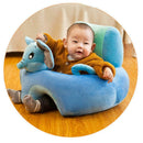Cute Baby Learning to Sit Seat Sofa Cover Chair Case No Liner (Elephant)