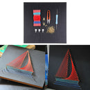 Nail String Art Ship Picture for Home Wall Decor Adults Valentines Day Gift