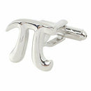 Stainless Steel Men Cuff Link Cufflinks - Letter Pi Shape