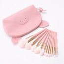 Msq 12Pcs Make Up Brushes Set Powder Blusher Eyeshadow Synthetic Hair Makeu