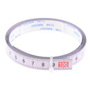 2 Pieces  Durable Miter Saw Track Tape Measure Backing Metric Steel Ruler(Width)