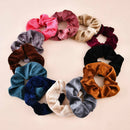 12 Pack Velvet Hair Scrunchies Hair Ties Elastic Hair Band Ropes for Women Girl