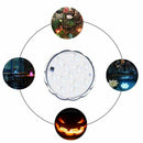 Upgraded 2x12-LED 3.9inch Submersible Led Lights, RGB Waterproof Battery Po