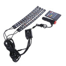 DC12V 48-LED Car Interior Atmosphere Neon Lights Strip Music Control + IR Remote