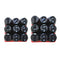 2 Packs of 18 Pieces Steel Metal Number Stamping Punch Tool Stamps Kit - 3mm &