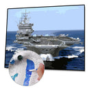 Painting By Numbers Kit DIY Naval Vessels Canvas Oil Art Picture Home Decor
