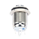 12mm 3V Blue LED Momentary Mini Stainless Steel Push Button Switch