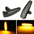 2 Pieces Car Side Marker Light Smoke LED Side Fender Turn Signal Light Lamp N7G2