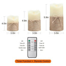 Flameless Candles, Led Battery Operated Candles Real Wax Flickering Moving