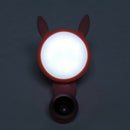 Phone Lens Led Fill Light 4K Hd Wide Angle Micro-Clipon With Cat Ears For M