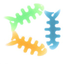 10 X Fish Bone Shape Earphone Headphone Cord Wrap USB Cable Winder Organizer ME