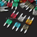 50x Auto Car Truck ATC Mini Blade Fuse 5A 7.5A 10A 15A 20A 25A Mixed Set New