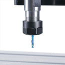 10Pcs Nano Blue Coat Flat Nose End Mill CNC Router Bits, 1/8 Inch Shank Spi