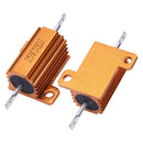 2 Pcs Aluminum Clad Wire Wound Resistors 25W 30 Ohm 5% X6S2