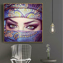 Diamond Painting Eyes Lights Cross Stitch Embroidery Wall Stickers Decor