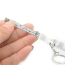 1PC Mini Portable Teapot Retractable Measuring Ruler Tape Key Chain 1m39" SRME