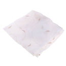 Beige Tap Top Window Curtains Tie-Up Roman Curtain Embroidery Voile 80x140cm