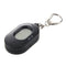 Mini Key Ring LCD Digital Chromatic Tuner with Mic Black