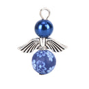10Pcs Mixed Polymer Clay Dancing Angel Wings Charms Pendant DIY Jewelry Findi BX