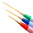 3Pcs Acrylic French Nail Art Pen Brush Painting Drawing Liner Manicure Tools  Z