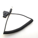 Dtap Coiled Power Cable Straigth Plug DC for BMPC Camera Anton Bauer Battery