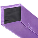 Wedding Party,Evening Mens Woven Silk Tie, Hanky & Cufflinks Set -Dark purp