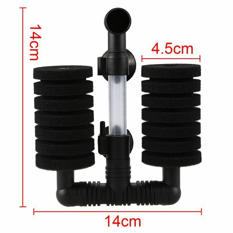 Aquarium Fish Biochemical Sponge Filter Bio Air Pump Practical Useful Tank  Z2K7