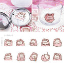 45pcs/box PinkPig DIY Stationary Stickers Paper Lables Gifts Packaging Decor B&X
