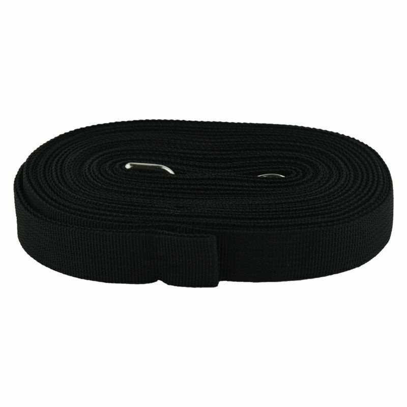 12m Long Dog Pet Puppy Rope Training Lead Leash Obedience Recall Chain blac