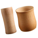 2x Bamboo Tea Cups Beer Coffee Wine Milk Cup for Home Kitchen Outdoor Use