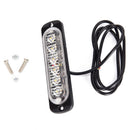 Amber 6 LED 18W Bar Car Truck Strobe Flash Emergency Warning Light Lamp 12V â„–[