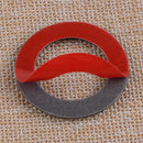 Carbon Fiber Engine Start Stop Button Ring Cover Part Fit For Infiniti Q50 14-18
