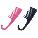 Hook Handle Anti Static Detangling Accessories Wide Tooth Hair Comb Styling ME