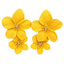 Drop Earrings for Women Double Layers Statement Hanging Dangling Fashion Je