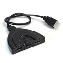 3Port HDMI 1080P 3:1Switcher Adapter for connect multiple device to 1 HDTV TV ï¼W