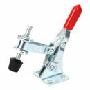 2x 101A 50Kg 110Lbs Grasshoppers Vertical Fast Clip Right Toggle Clamp Silv